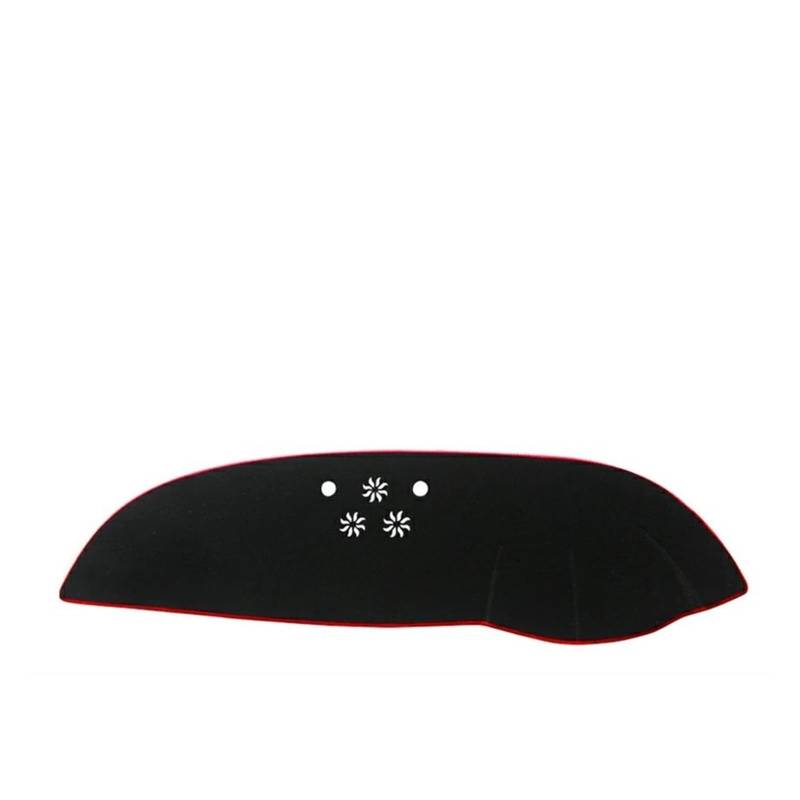 Car Dashboard Cover Mat Für Kia Für Sorento 3 Für UM 2015 2016 2017 2018 2019 2020 Auto Armaturenbrett Abdeckung Matte Sonnenschutz Pad Instrumententafel Teppiche Armaturenbrett Matte(A RHD Red Side) von XRUKGUO