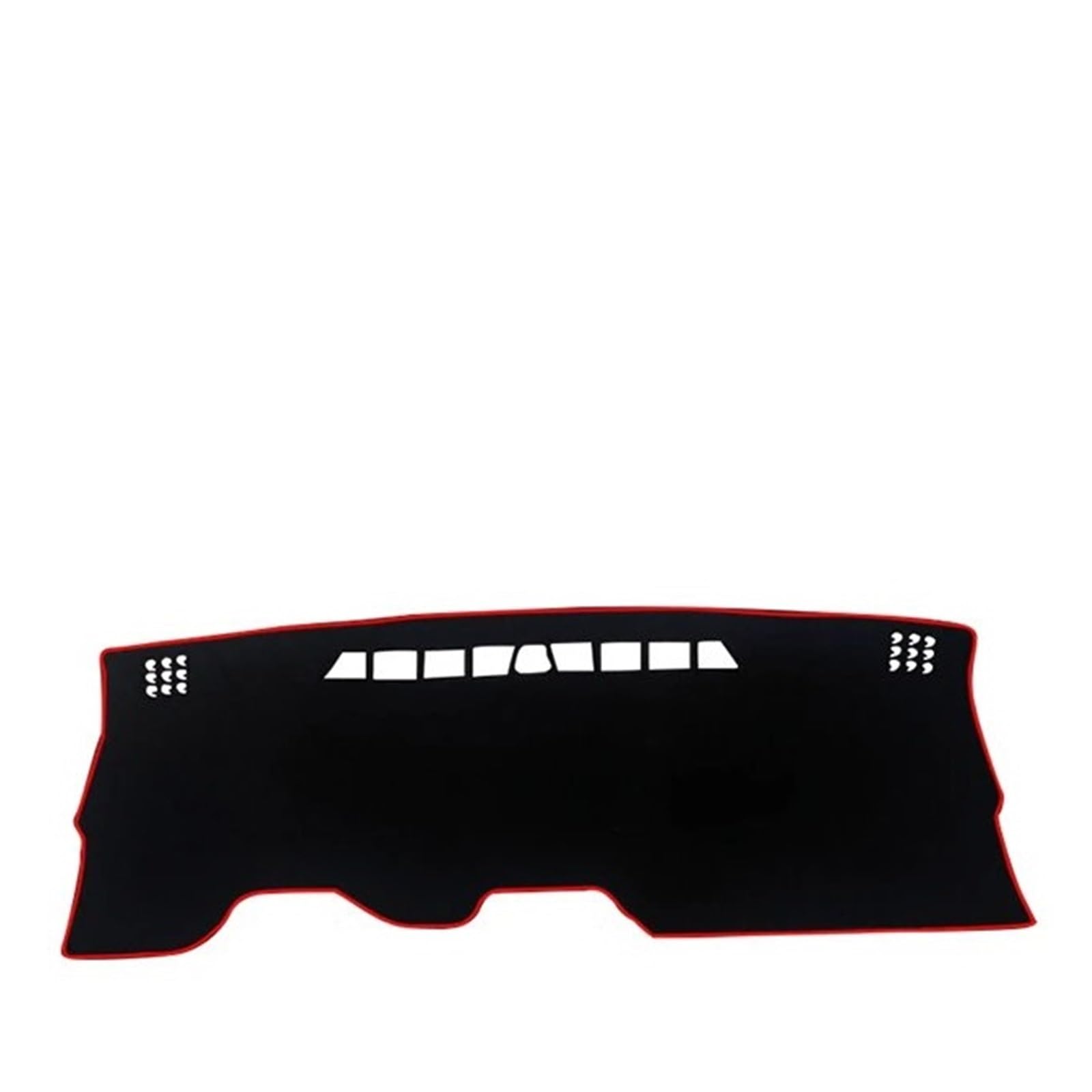 Car Dashboard Cover Mat Für MG 4 Für MG4 Für EV Für EH32 Für Mulan Für Electric 2022-2024 Auto-Armaturenbrett-Abdeckmatte Rutschfeste Unterlage Instrumententeppiche Armaturenbrett Matte(A Red Side LHD von XRUKGUO