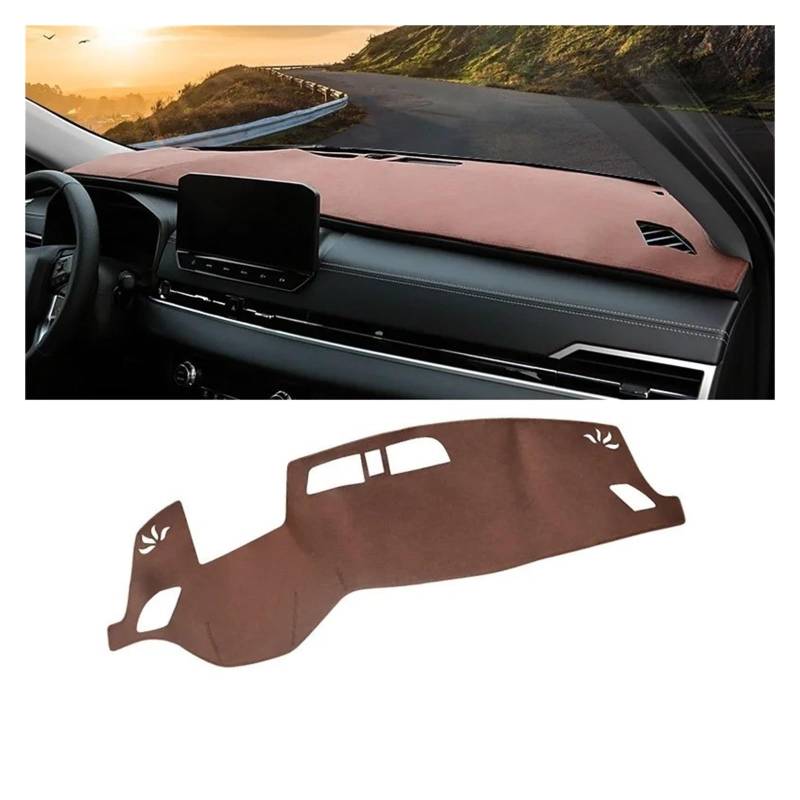 Car Dashboard Cover Mat Für Mitsubishi Für Outlander Für PHEV IV 4 Für MK4 2022 2023 2024 Auto-Armaturenbrett-Abdeckung, Armaturenbrett-Matte, Sonnenschutz, Rutschfeste Unterlage Armaturenbrett Matte( von XRUKGUO