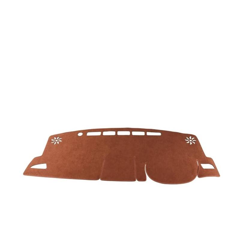 Car Dashboard Cover Mat Für Toyota Für Corolla Für Cross Für XG10 2021-2024 Für Hybridauto-Armaturenbrettabdeckung Armaturenbrettmatte Sonnenschutz Rutschfeste Unterlage Armaturenbrett Matte(B Brown R von XRUKGUO