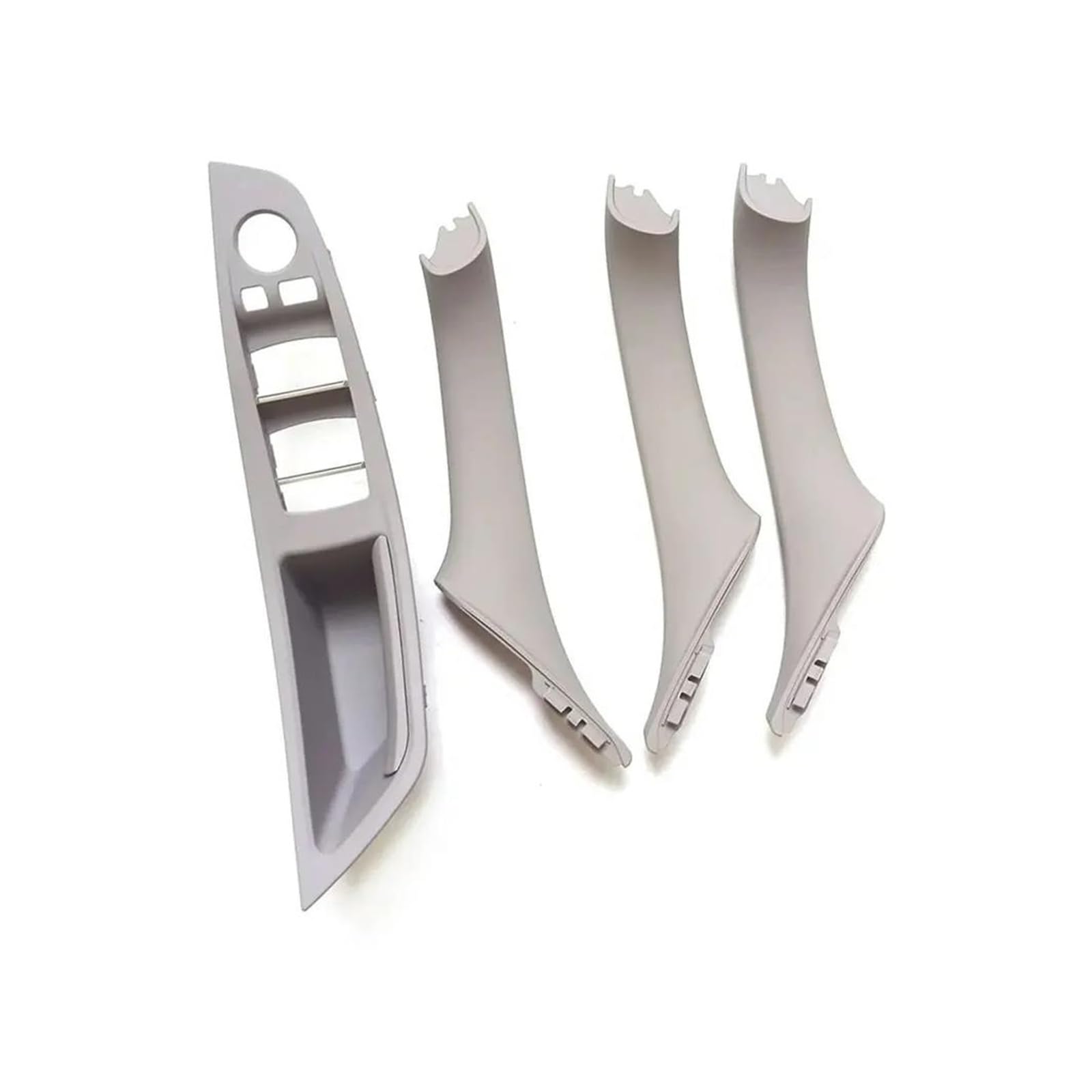 Innengriff Auto Innentürgriff 4PCS Für 5 Series F10 F11 520i 523i 525i 528i 535i Innen Fensterheber Schalter Abdeckung Fahrer Tür Inner Griff Abdeckung Trim(A Gray 4pcs) von XRUKGUO