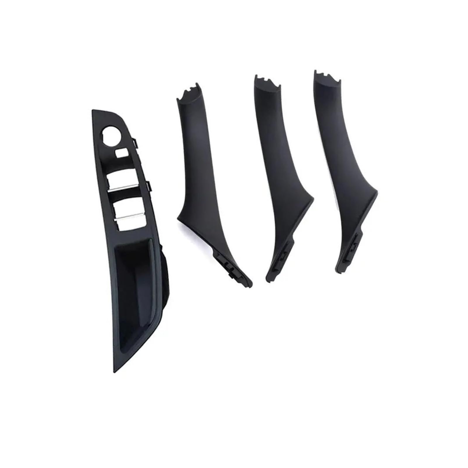 Innengriff Auto Innentürgriff 4PCS Für 5 Series F10 F11 520i 523i 525i 528i 535i Innen Fensterheber Schalter Abdeckung Fahrer Tür Inner Griff Abdeckung Trim(B Black 4pcs) von XRUKGUO