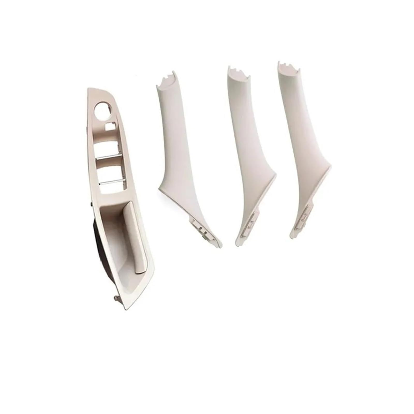 Innengriff Auto Innentürgriff 4PCS Für 5 Series F10 F11 520i 523i 525i 528i 535i Innen Fensterheber Schalter Abdeckung Fahrer Tür Inner Griff Abdeckung Trim(B Oyster 4pcs) von XRUKGUO