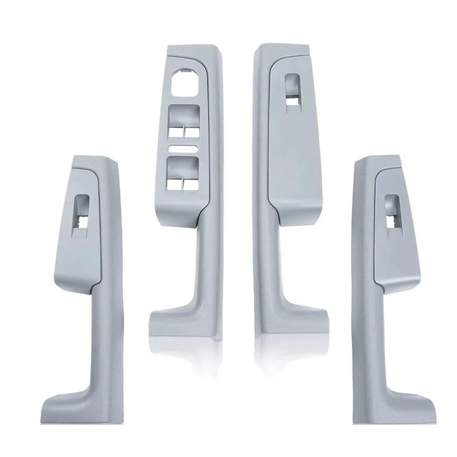 Innengriff Auto Innentürgriff 4PCS Inneren Türgriff Armlehne Rahmen Schalter Bedienfeld Trim 3TD867157 Für Skoda Für Superb 2008-2013 2012 2011 2010 2009(Grey Set) von XRUKGUO