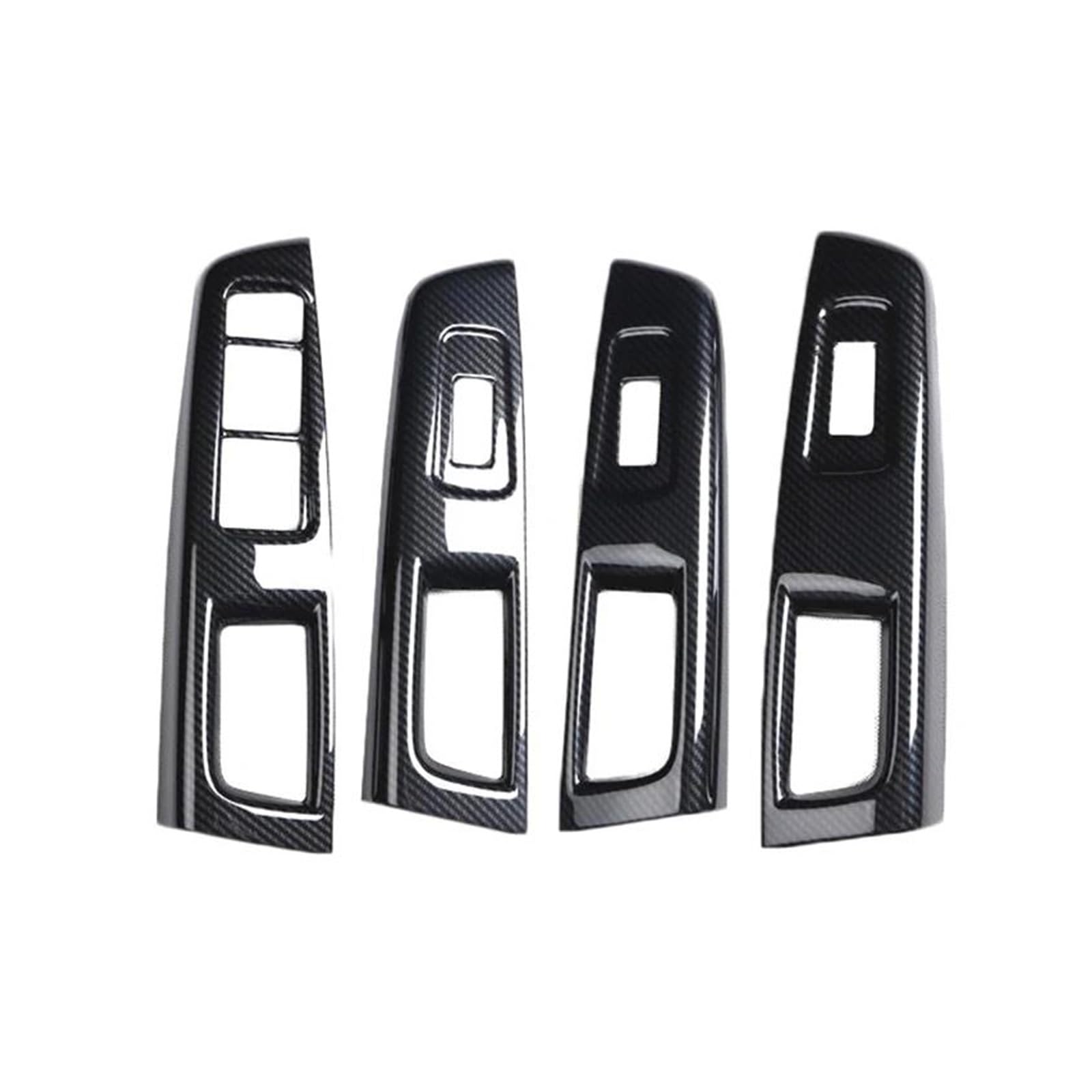 Innengriff Auto Innentürgriff ABS Auto Innen Türgriff Fenster Schalter Panel Abdeckung Trim Carbon Faser Stil Für Subaru Für Forester 2008-2009 2010 2011 2012 RHD(Window Switch Panel) von XRUKGUO