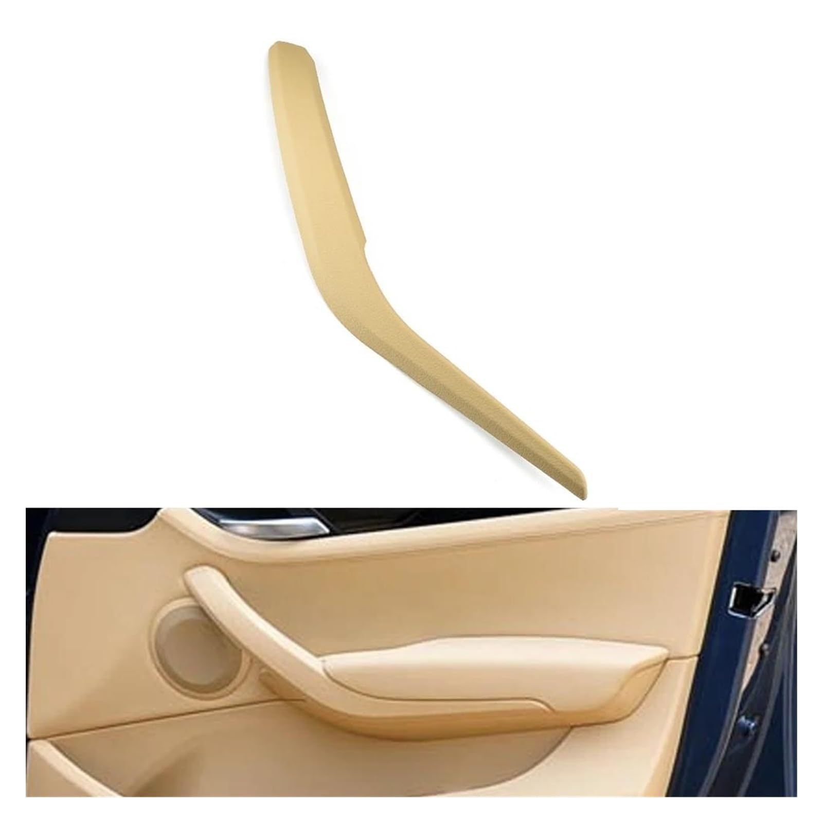 Innengriff Auto Innentürgriff Auto Innen Griff Innere Tür Armlehne Panel Pull Trim Abdeckung Für X1 E84 2010 2011 2012 2013 2014 2015 2016 Set(Beige-Right) von XRUKGUO