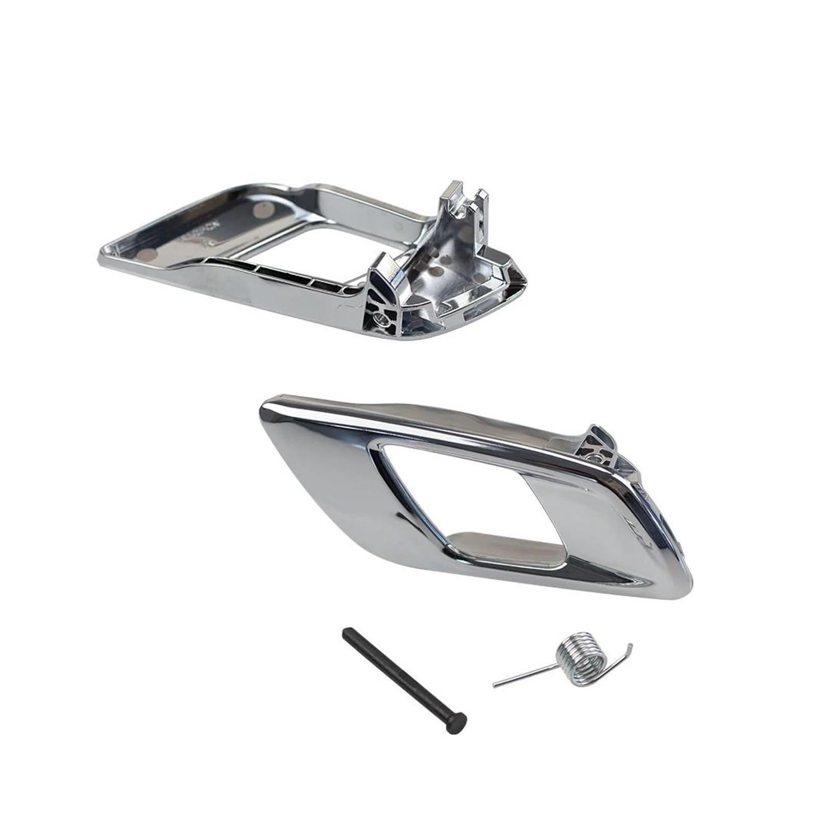 Innengriff Auto Innentürgriff Auto Innen Türgriff Trim Grau Und Schwarz Für Ford Für Ranger T6 2012-2021 & Für Everest 2015-2021 2020 2019 2018 2017 2016(Chrome Right) von XRUKGUO