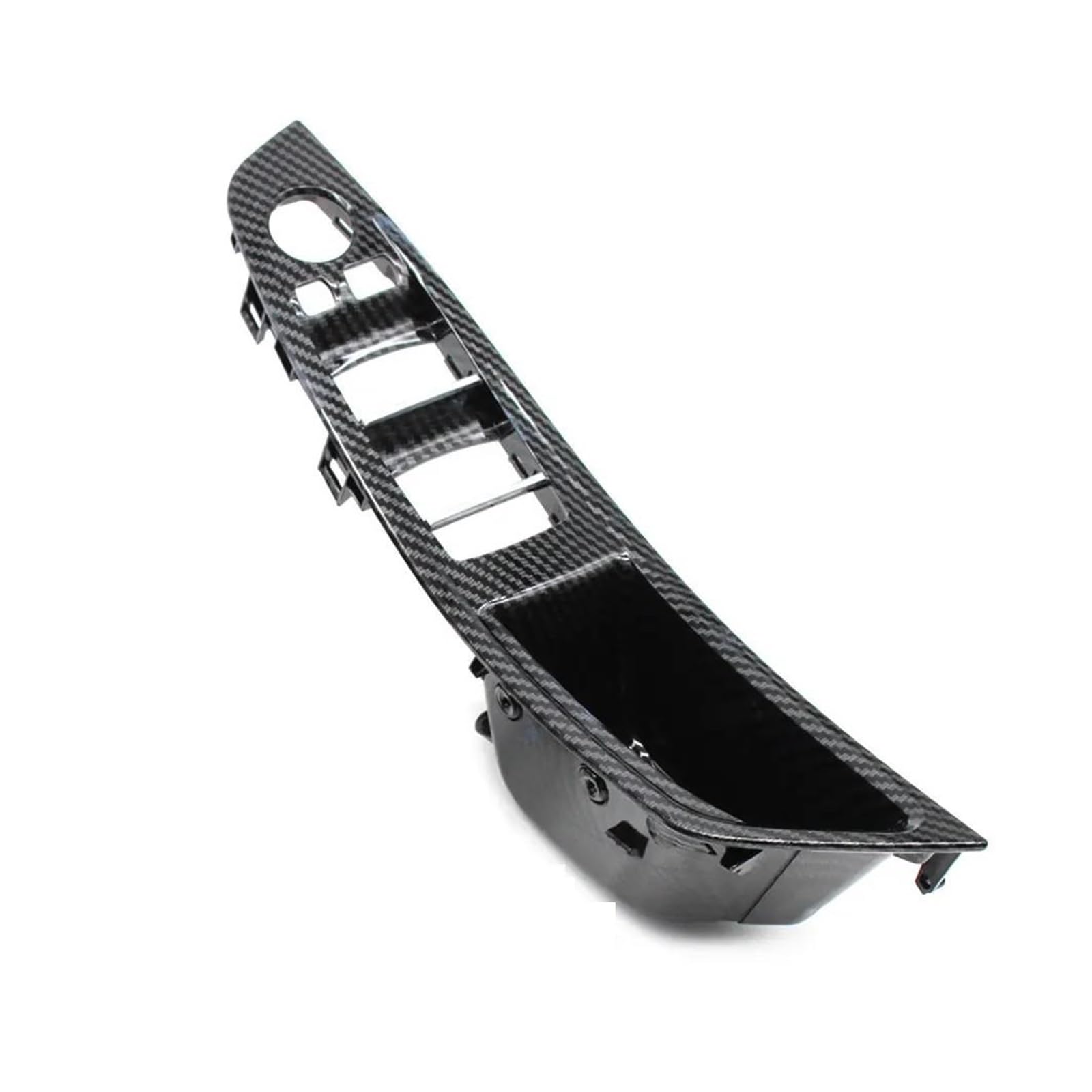 Innengriff Auto Innentürgriff Auto Innentür Carbon Faser Armlehne Pull Griff Fenster Schalter Abdeckung Panel Trim Set Für 5 Series F10 F11 F18 523 525 LHD RHD(RHD Driver Side) von XRUKGUO