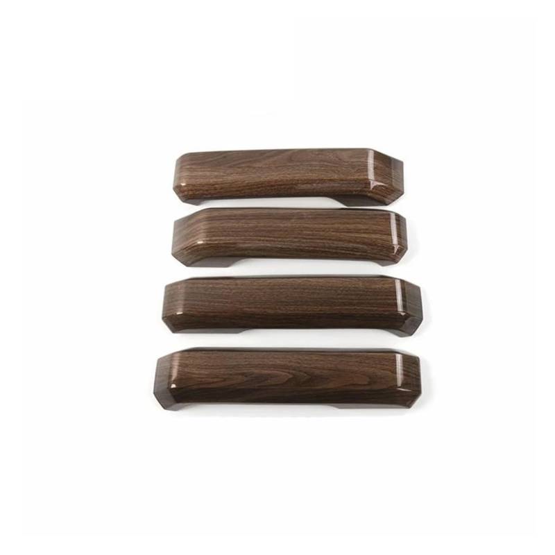 Innengriff Auto Innentürgriff Auto Innentür Haltegriff Dekoration Abdeckung Für Ford Für F150 2015 2016 2017 2018 2019 2020 Innen Zubehör ABS(Wood Grain 4pcs) von XRUKGUO