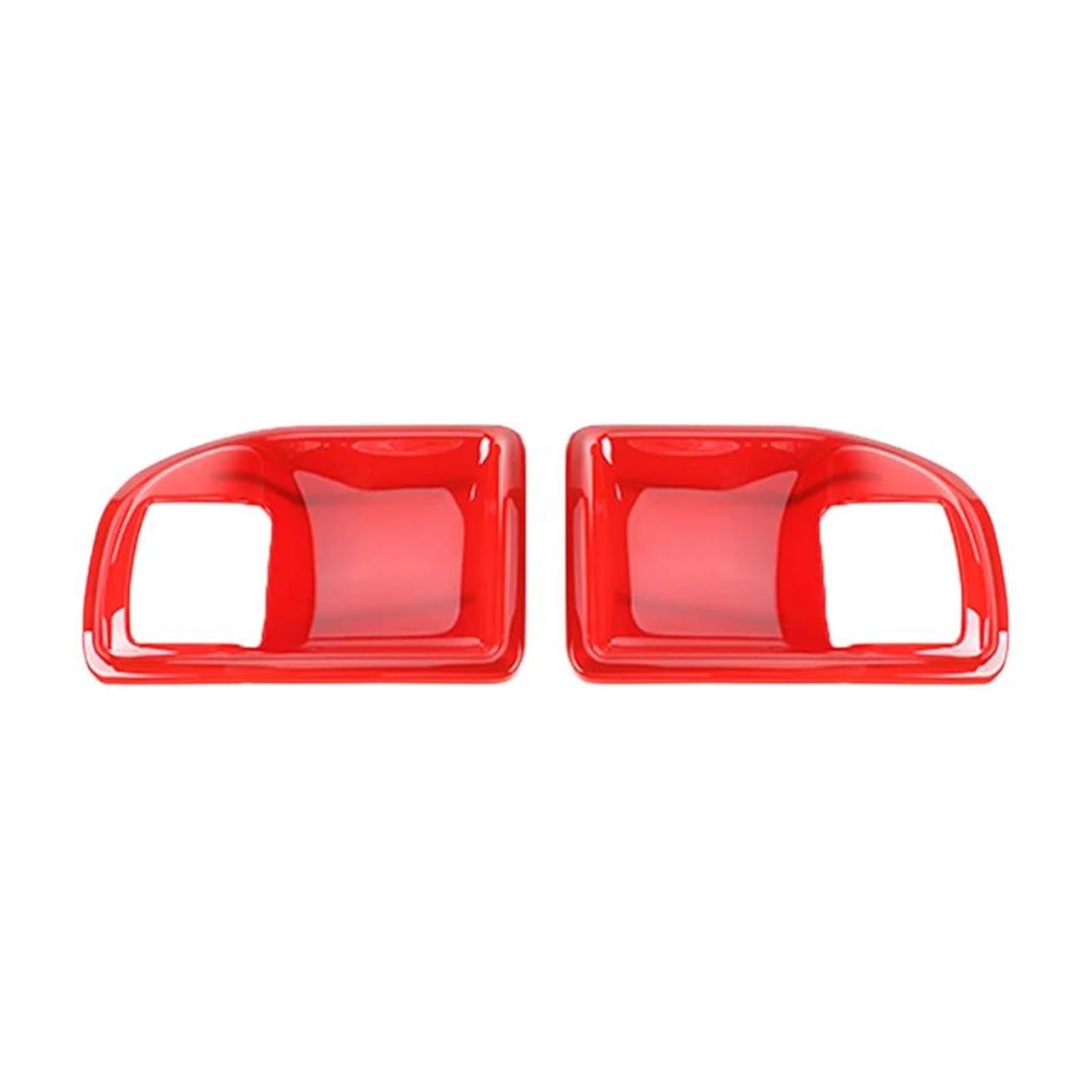 Innengriff Auto Innentürgriff Innenzubehör Für Jeep Für Wrangler JK 2-Türer 2011–2015 2016 2017 Auto-Innentürgriff Vorne Schüssel-Dekoration Abdeckungsaufkleber(Rot) von XRUKGUO