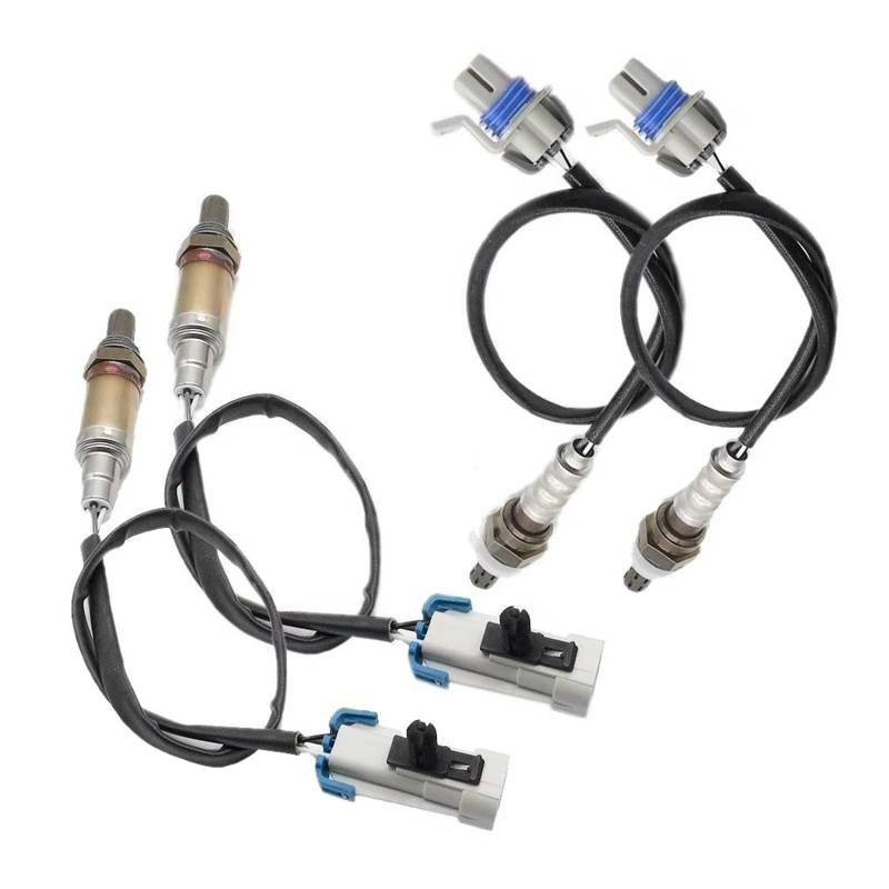 Lambdasonde 4-teiliger O2-Sauerstoffsensor Für GMC Für Yukon 2009-2013 Für Cadillac Für Escalade 2008-2012 Für Chevrolet Für Silverado 1500 Upstream Downstream Sauerstoffsensor von XRUKGUO