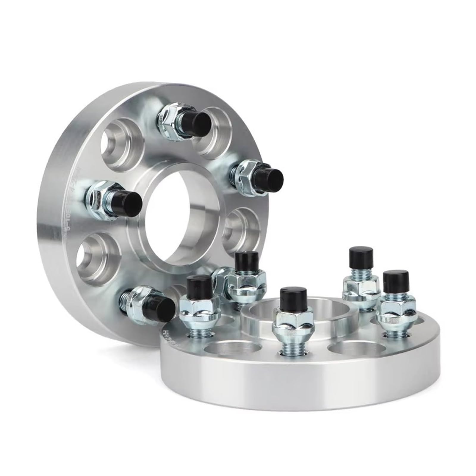 Spurverbreiterung 2 Stück PCD 5x114,3 15/20/25/30/35/40mm Hubcentric 67,1mm Aluminium Rad Spacer Adapter 5 Lug Anzug Für Dodge Universal Auto Distanzscheiben Räder(2Pieces 15mm Silver) von XRUKGUO