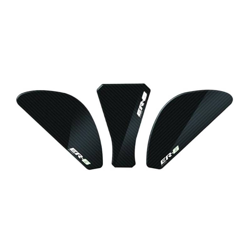 Kraftstofftank Traction Pad Protector Für Kawasa&ki ER6N ER-6N 2006-2011 Motorradschutz Rutschfester Tankpad-Aufkleber Traktionsseitenpad Tankpad-Schutz von XSFIBHKM