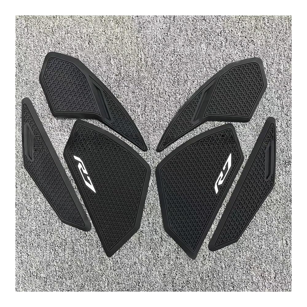 Kraftstofftank Traction Pad Protector Für YAMA&HA YZF R7 YZFR7 2021-2022 Motorrad Gas Tank Pad Traktion Pad Tank Nicht-Slip Schutz Aufkleber Kraftstoff Tank Pad von XSFIBHKM