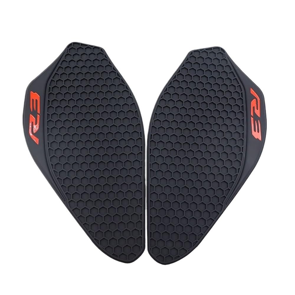 Kraftstofftank Traction Pad Protector Für Yama&ha YZF-R3 YZF R3 YZFR3 2019-2023 Motorrad Seite Kraftstoff Tank Pad Schutz Aufkleber Aufkleber Tank Traktion Pads von XSFIBHKM