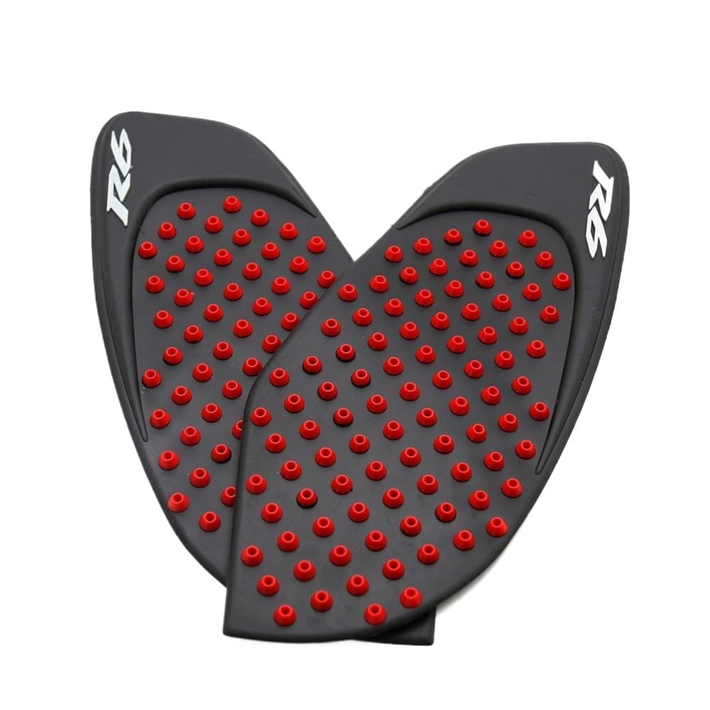 Kraftstofftank Traction Pad Protector Motorrad Tank Schutz Pads Aufkleber Für YAMA&HA YZF-R6 R6 2008-2016 Anti-Skid Und Anti-Scratch Fishbone Aufkleber Zubehör von XSFIBHKM