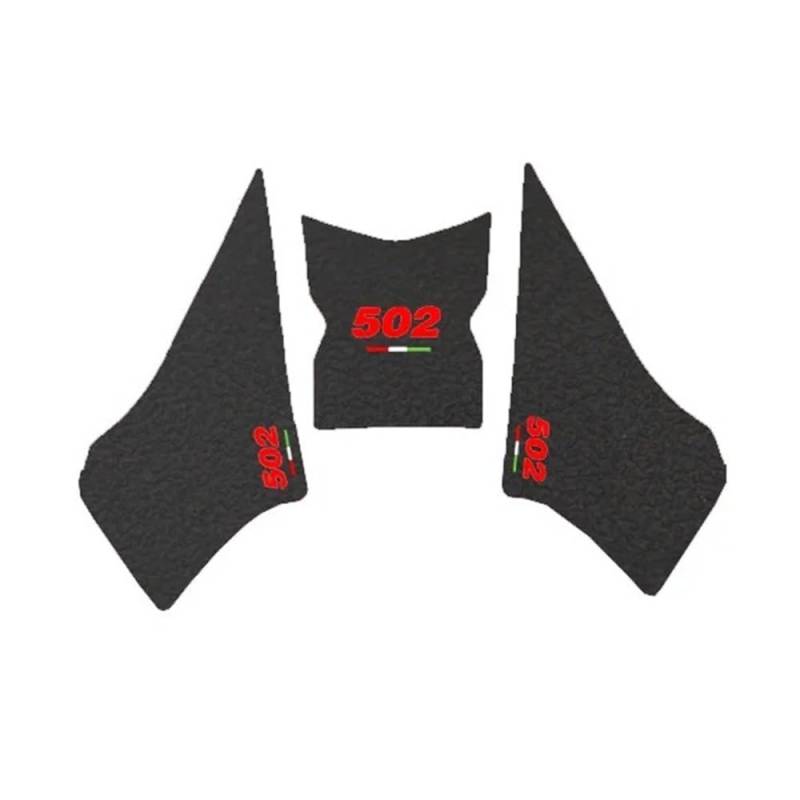 Kraftstofftank Traction Pad Protector Motorrad Zubehör Nicht-Slip Öl Tank Pad Schutz Aufkleber Aufkleber Traktion Seite Tank Pad Schutz Für Be&Nelli 502C von XSFIBHKM