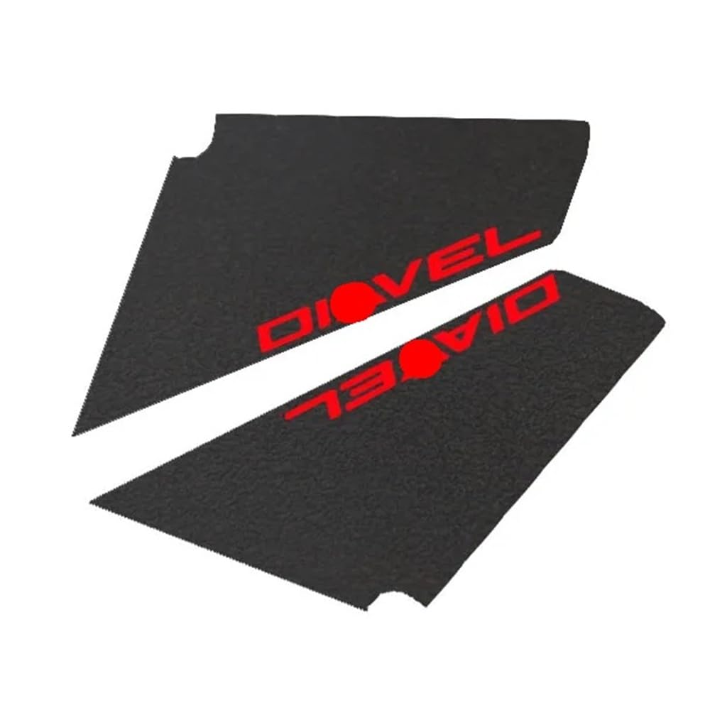 Kraftstofftank Traction Pad Protector Motorradzubehör Tankpad-Schutzaufkleber Traktionsseiten-Motorrad-Benzintankschutz Für DIAVEL Diavel 2016 von XSFIBHKM