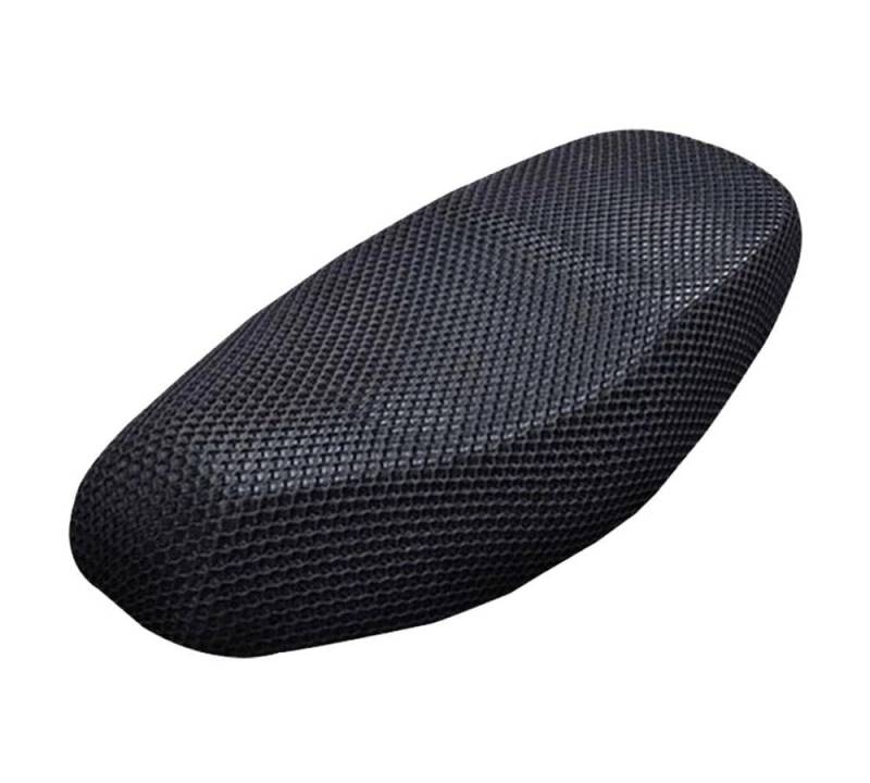 Net Pad Schutz Motorrad-Zubehör-Sitzbezug, 3D-Honeycomb-Mesh-Gewebe, Atmungsaktiv, rutschfest, Sonnenfest, Motorrad-Schutzsitzbezug von XSFIBHKM