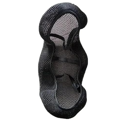 Net Pad Schutz Motorrad-Zubehör-Sitzbezug, 3D-Mesh-Gewebe, Atmungsaktiv, rutschfest, Sonnenfest, Motorrad-Schutzsitzbezug von XSFIBHKM