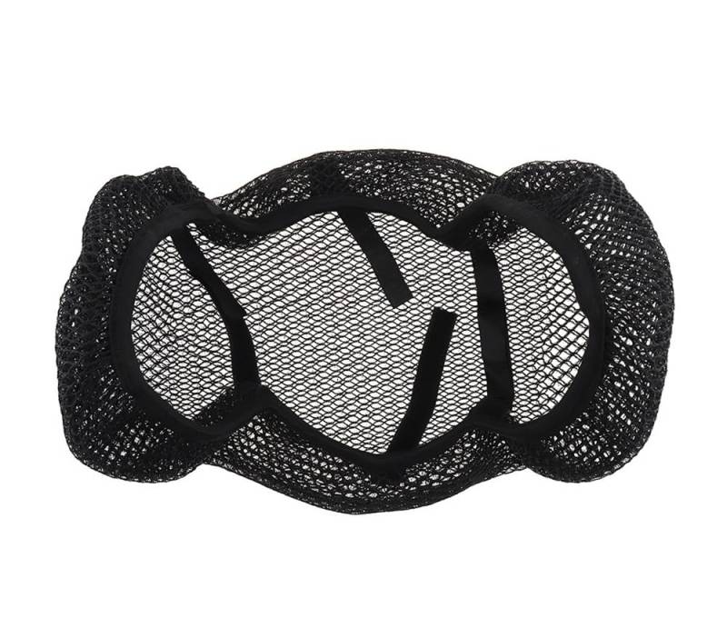 Net Pad Schutz Motorrad-Zubehör-Sitzbezug, 3D-schwarzes Mesh, Atmungsaktiv, Sonnenfest, rutschfest, Bequem, Langlebig, Motorrad-Schutzsitzbezug von XSFIBHKM