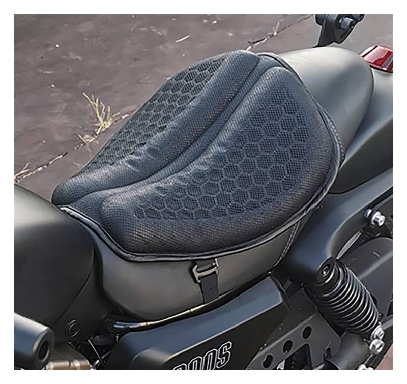 Net Pad Schutz Motorradzubehör, 3D-Wabennetz, Atmungsaktiv, Bequem, Langlebig, rutschfest, Stoßdämpfend, Ge-L-Sitzkissen von XSFIBHKM