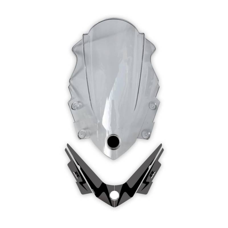 Windschutz Motorrad Für Suzuki GSX250R GSX 250R GSXR 250 R Motorrad Windschutzscheibe Frontscheibe SPO&rt Aufkleber Windschutzscheibe Kit Windschutzscheibe von XSFIBHKM