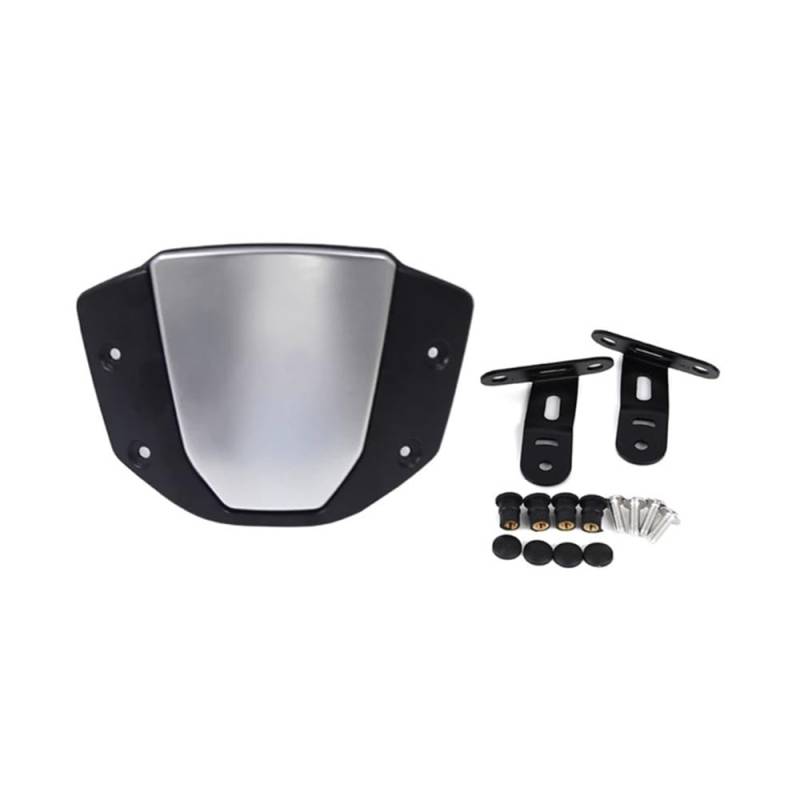 Windschutz Motorrad Motorrad-Windschutzscheibenverlängerung, Verstellbarer Spoiler Aufklemmen Windschutzscheibenabweiser Für Ho&n&da CB650R 2019–2021, CB1000R 2018–2021 von XSFIBHKM