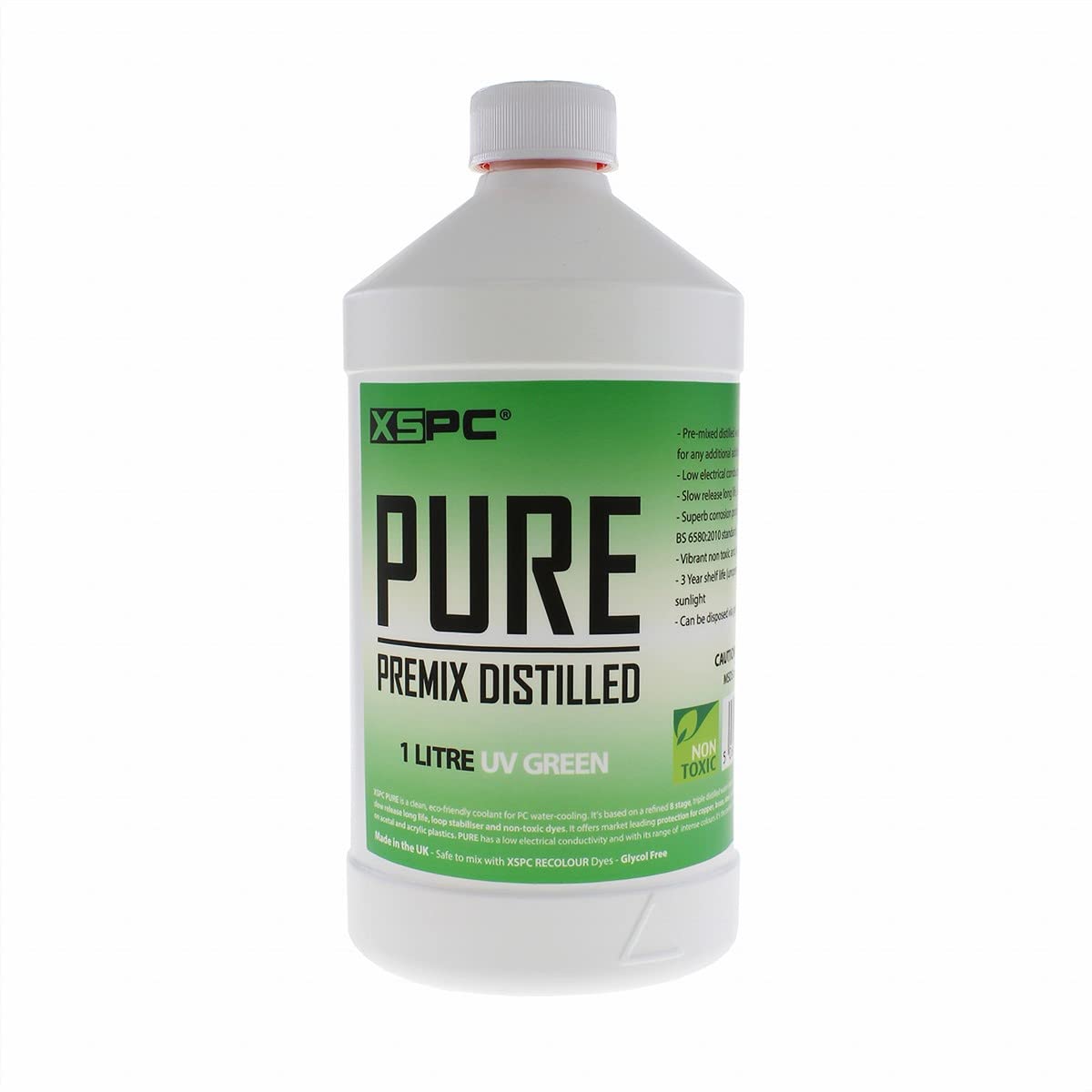 XSPC Pure Coolant, 1 Liter - grün, UV von XSPC