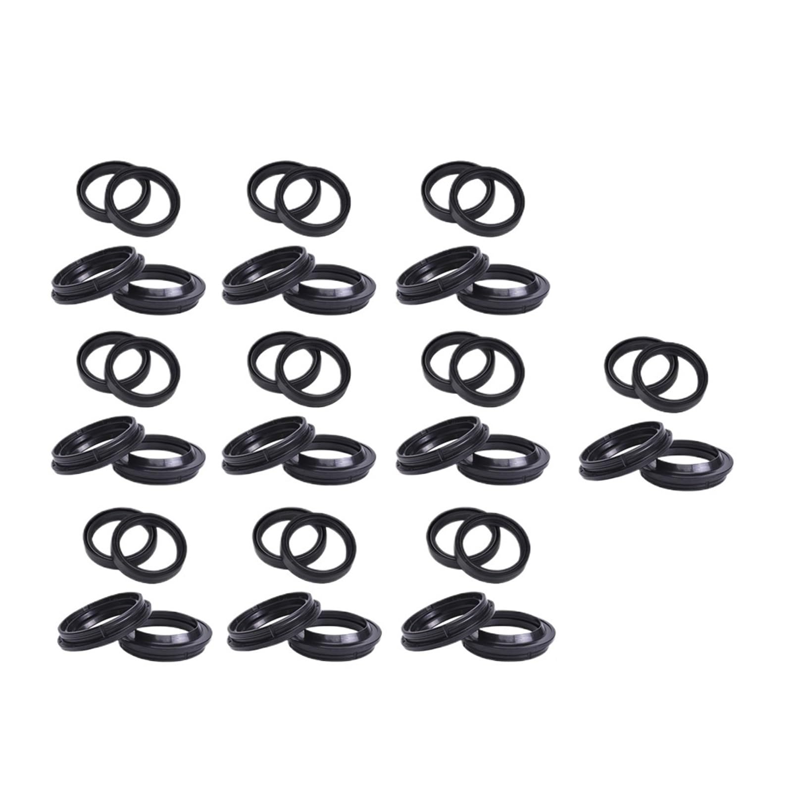 50x63 Motorrad Vorne Stoßdämpfer Gabel Dämpfer Öl Dichtung Staub Abdeckung Lip for WR125 WR 125 CR250 TC250 TE250 WR250 TE TC CR 250(20pc Seal 20pc Cover) von XSUFNER