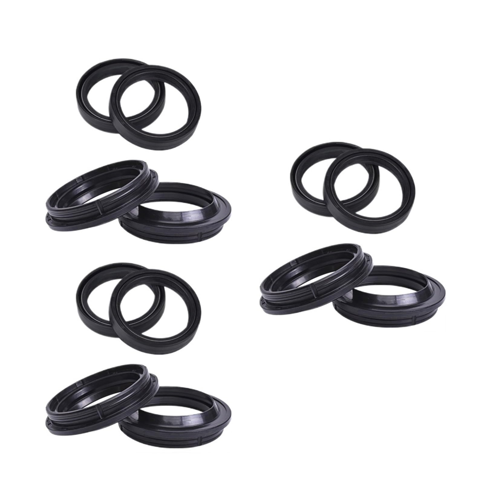 50x63 Motorrad Vorne Stoßdämpfer Gabel Dämpfer Öl Dichtung Staub Abdeckung Lip for WR125 WR 125 CR250 TC250 TE250 WR250 TE TC CR 250(6pc Seal 6pc Cover) von XSUFNER