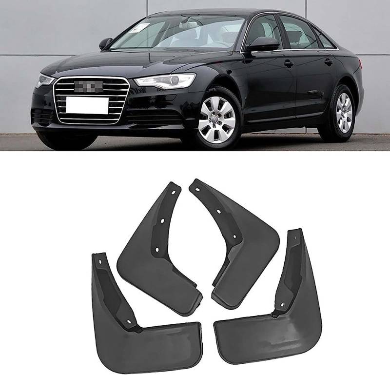 Auto Schmutzfänger für Audi A6L 2012-2015, Vorne Hinten Kotflügel Spritzschutz Protection Styling Auto Zubehör von XSYing