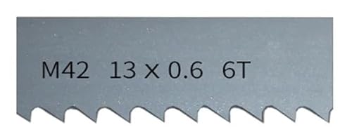 XTINKOPW 3 Stück 1140 13 0,65 mm 14TPI tragbare Metall-Bandsägeblätter M42 Bimetall-Bandsägeblatt(6 TPI) von XTINKOPW