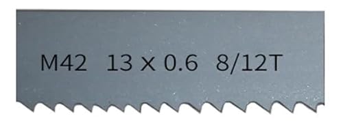 XTINKOPW 3 Stück 1140 13 0,65 mm 14TPI tragbare Metall-Bandsägeblätter M42 Bimetall-Bandsägeblatt(8-12 TPI) von XTINKOPW