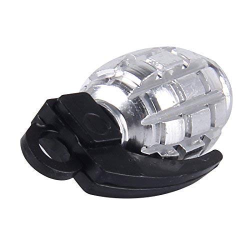 4 Ventilkappen Silber Chrom Granate Handgranate Grenade PKW LKW Motorrad Auto von XTRAFAST