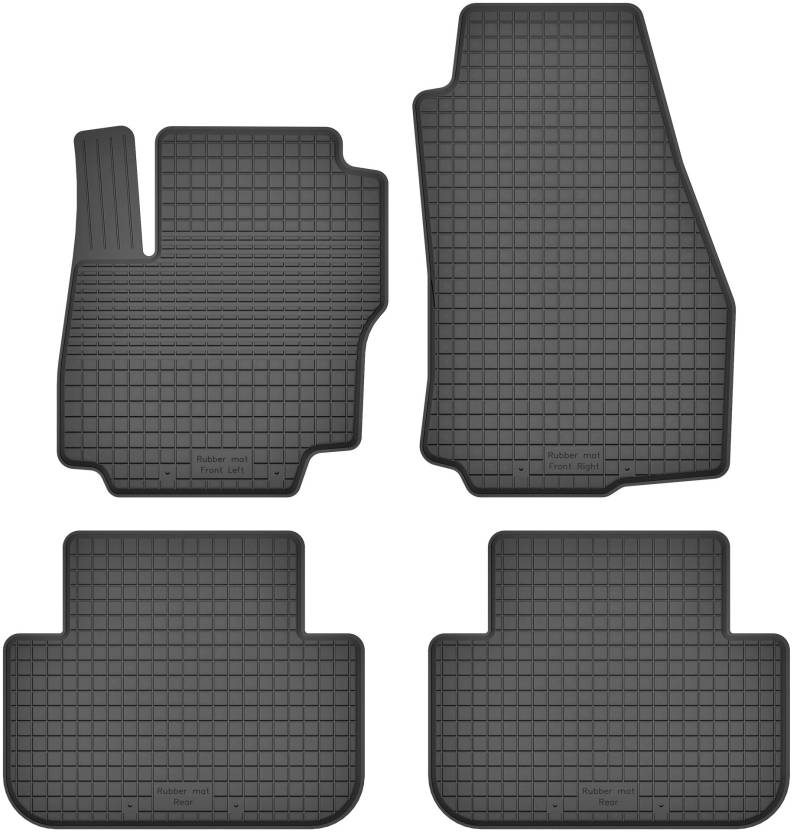 Gummimatten Fußmatten von XTRM-CAR kompatibel mit Ford S-Max II Bj. 2014-2023 von XTRM-CAR