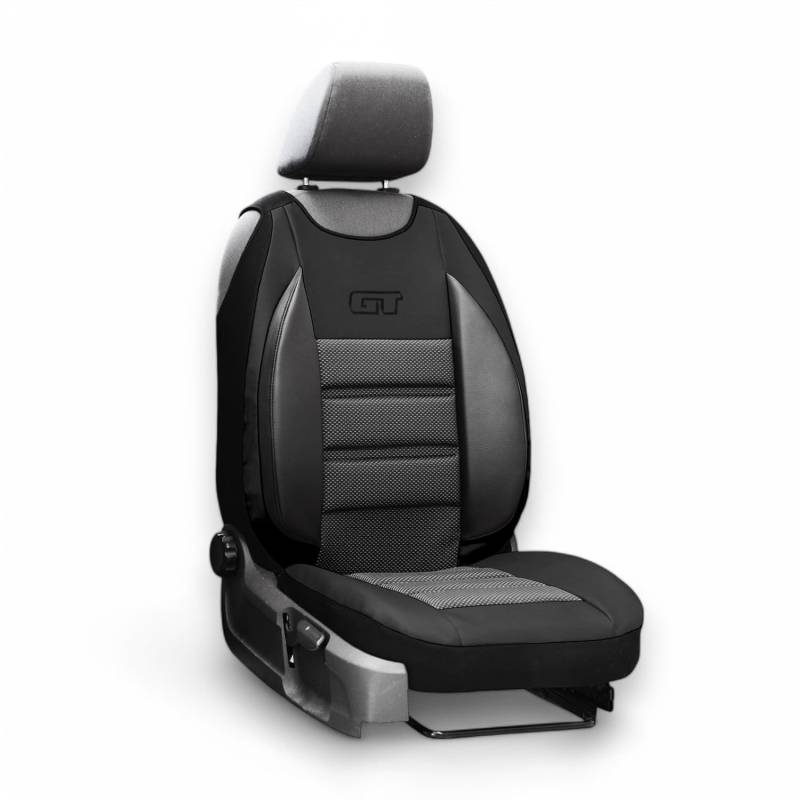 XTRM-CAR Sitzbezüge GT Ergonomic für Jeep Cherokee/Grand Cherokee III IV V - 1 STK - GT SCHWARZ von XTRM-CAR