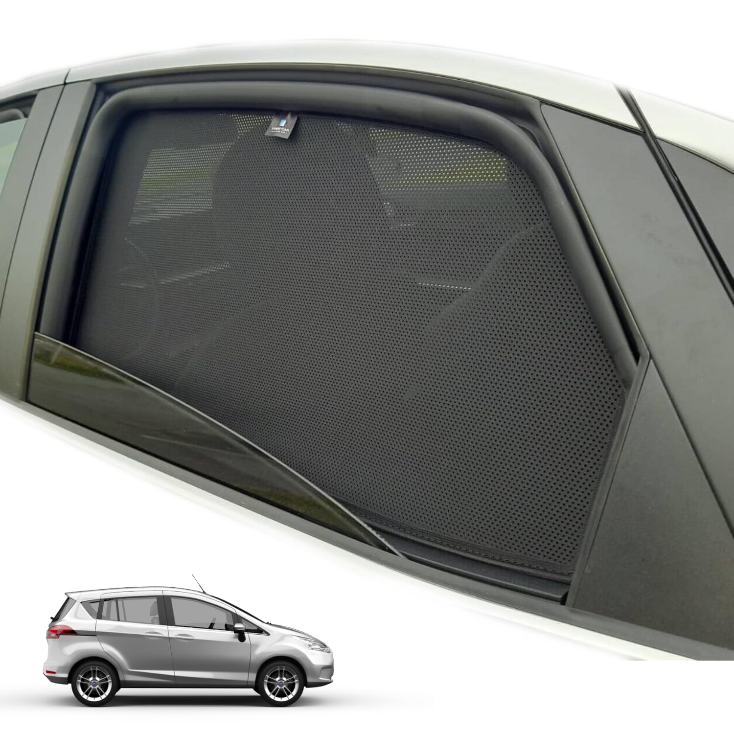 XTRM-CAR Sonnenschutz Blenden für Ford B-Max Bj. 2012-2017 ideal angepasst, UV-Schutz, Hitzereduktion (Komplettes Set) von XTRM-CAR