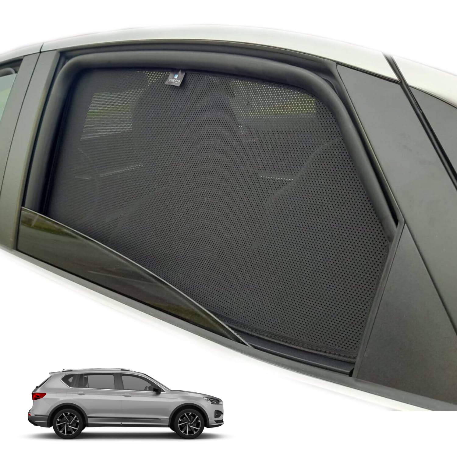 XTRM-CAR Sonnenschutz Blenden für Seat Tarraco 2018-2024 ideal angepasst, UV-Schutz, Hitzereduktion (Komplettes Set) von XTRM-CAR