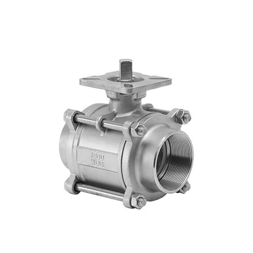 1/2" 3/4" 1" 1-1/4" 1-1/2" 2" Stainless Steel High platform Thread Ball Valve Three-piece Ball Valve(05,SS316) von XTVVTODJXT