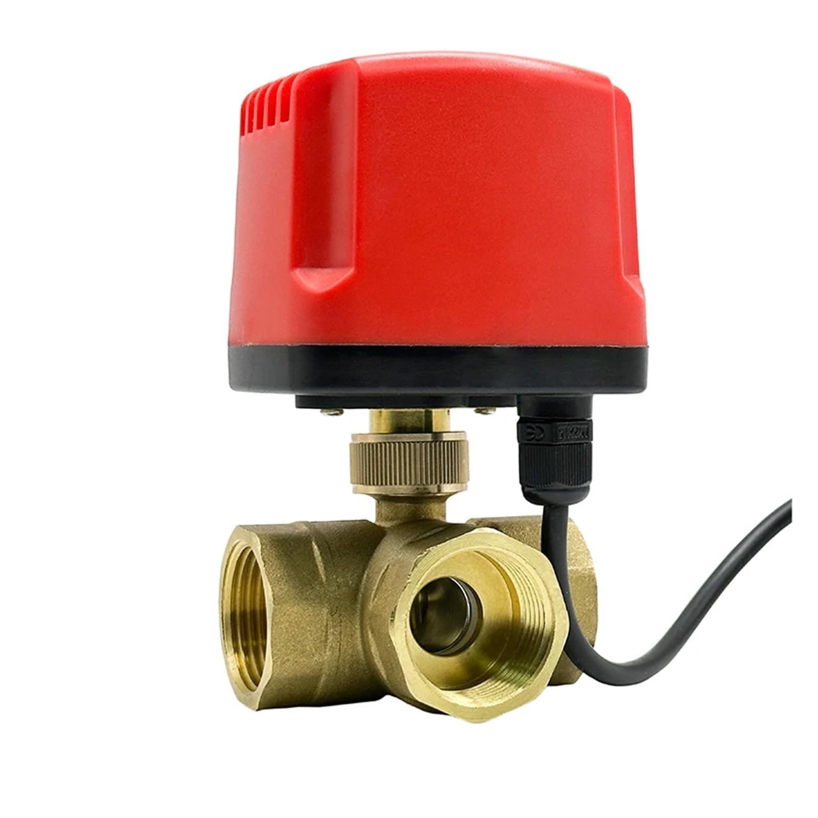 1/2“ 3/4” 1“ 2" inch 3 Way Waterproof Motorized Ball Valve Ball valve Brass Ball Valve Three Line Or Two Line(1",L TYPE_220VAC_CR02) von XTVVTODJXT