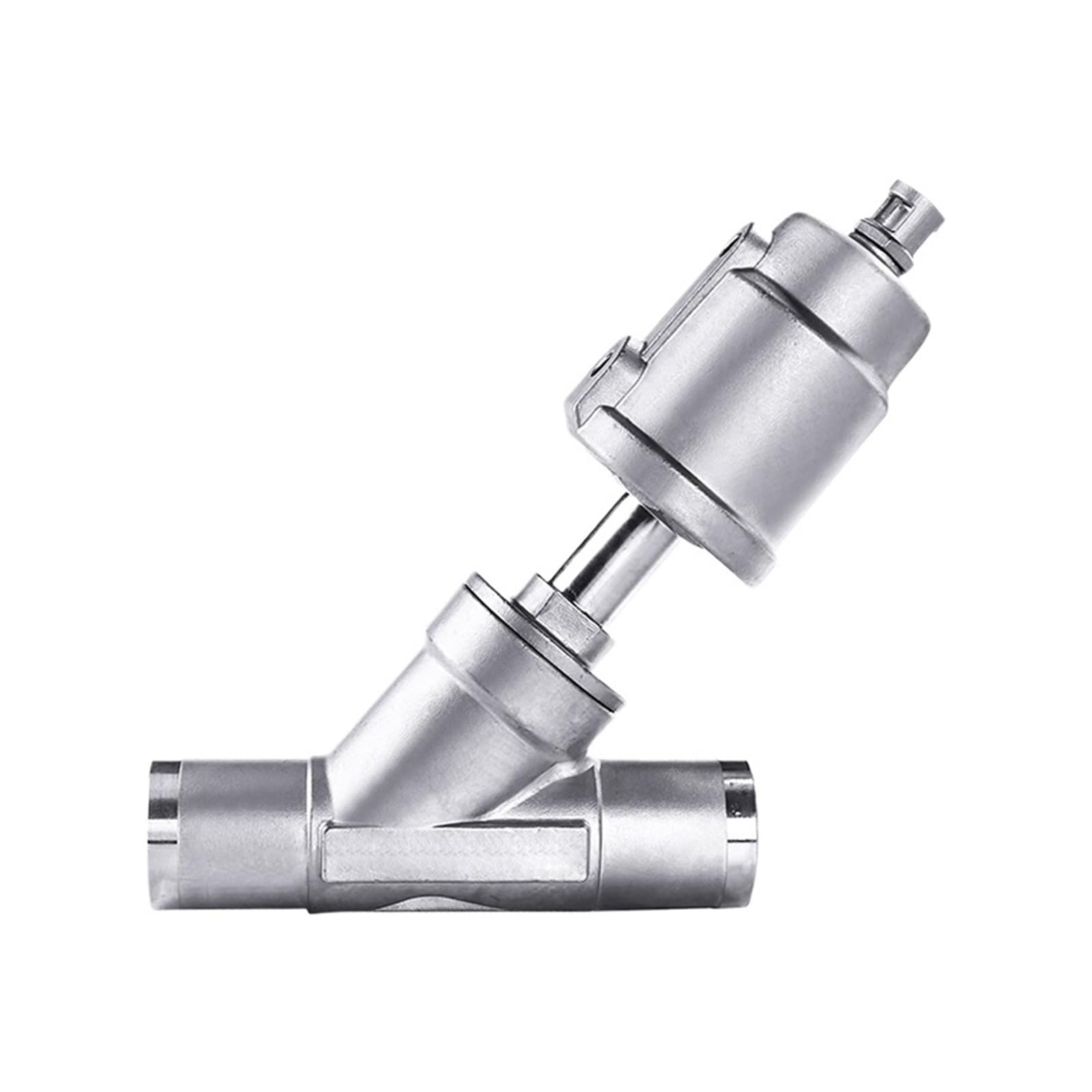 1/2" 3/4" 1" inch 304 Stainless Steel Pneumatic Welding Angle Seat Valve 16bar For Gas Normally Closed(1/2",Double acting) von XTVVTODJXT