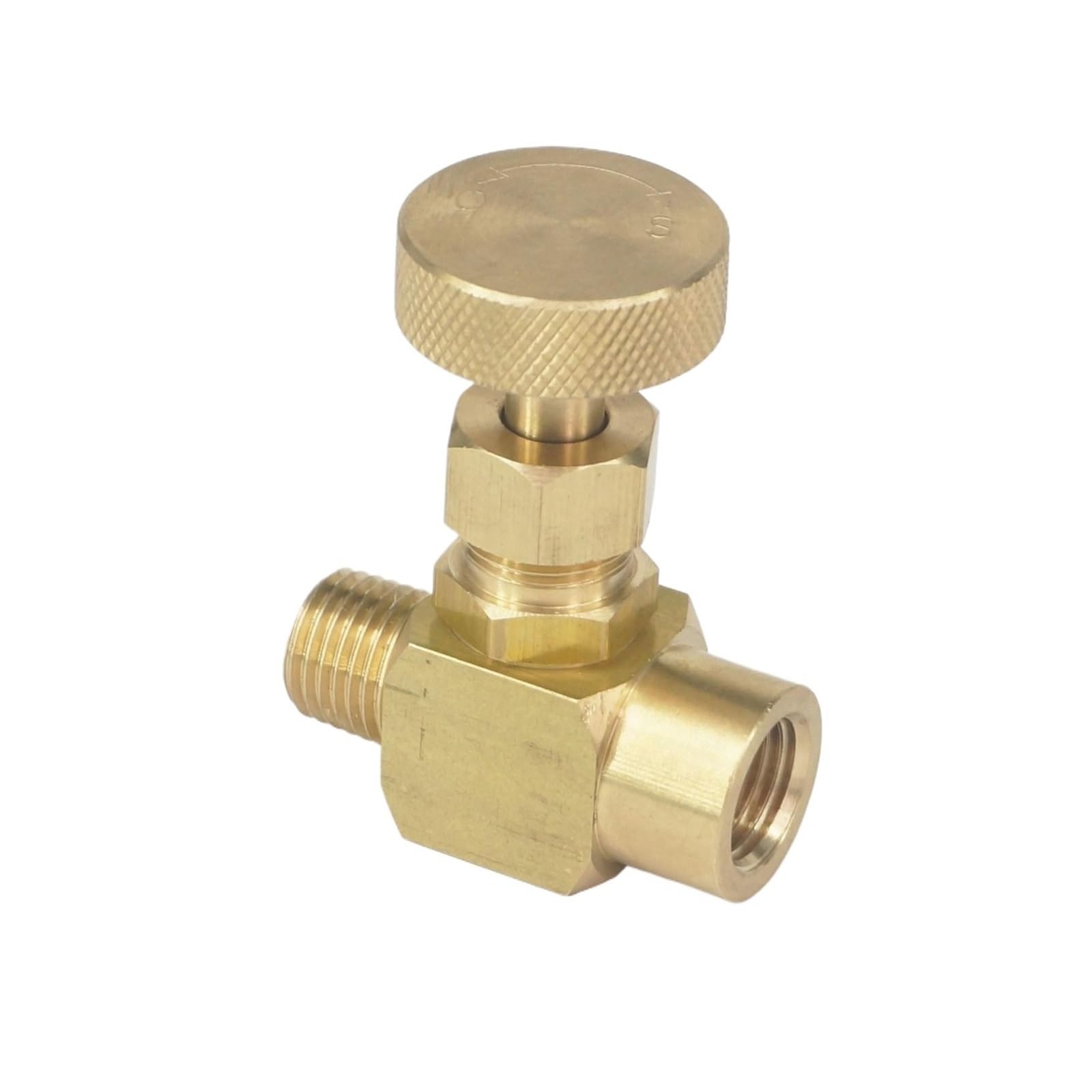 1/4" NPT Male To Female Brass Needle Valve Flow Control 1000 PSI WOG Plumbing Propane Gauge Water Gas Oil Fuel von XTVVTODJXT