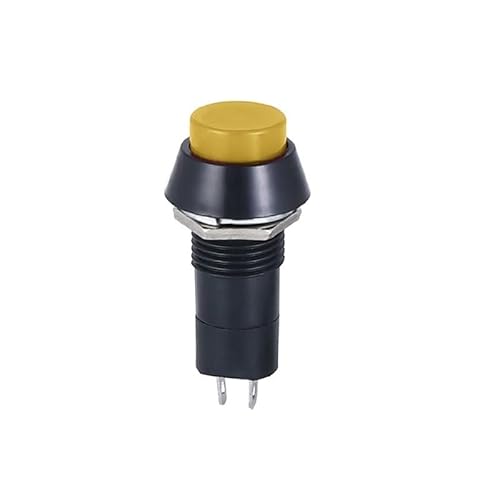 1PC PBS-11A PBS-11B 12mm self-locking Self-Recovery Push Button Switch momentary 3A 250V AC 2PIN 6Color(Yellow,Self-Recovery) von XTVVTODJXT