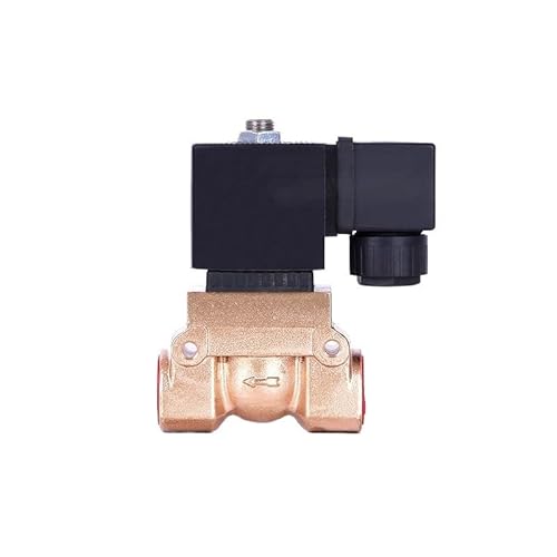 2 Way High Pressure Solenoid Valve Gas 24v 12v 1-1/4inch DN32 50bar Normally Closed(BSP_12VDC) von XTVVTODJXT