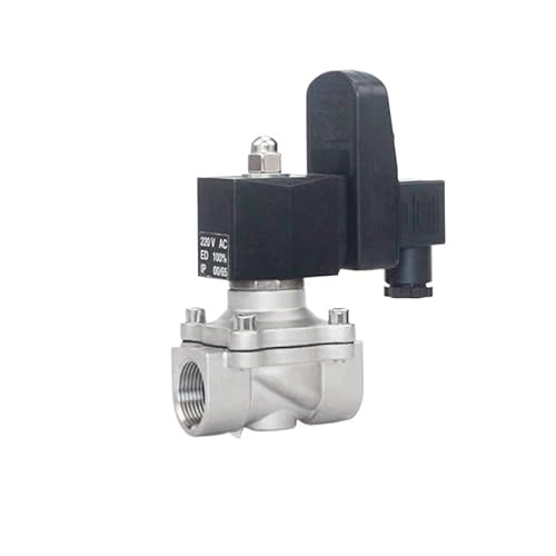 2 inch Solenoid Valve for Water With Timer Stainless Steel 230VAC 12VDC 220VAC 24VDC Normally Closed(BSP_12VDC_120°) von XTVVTODJXT