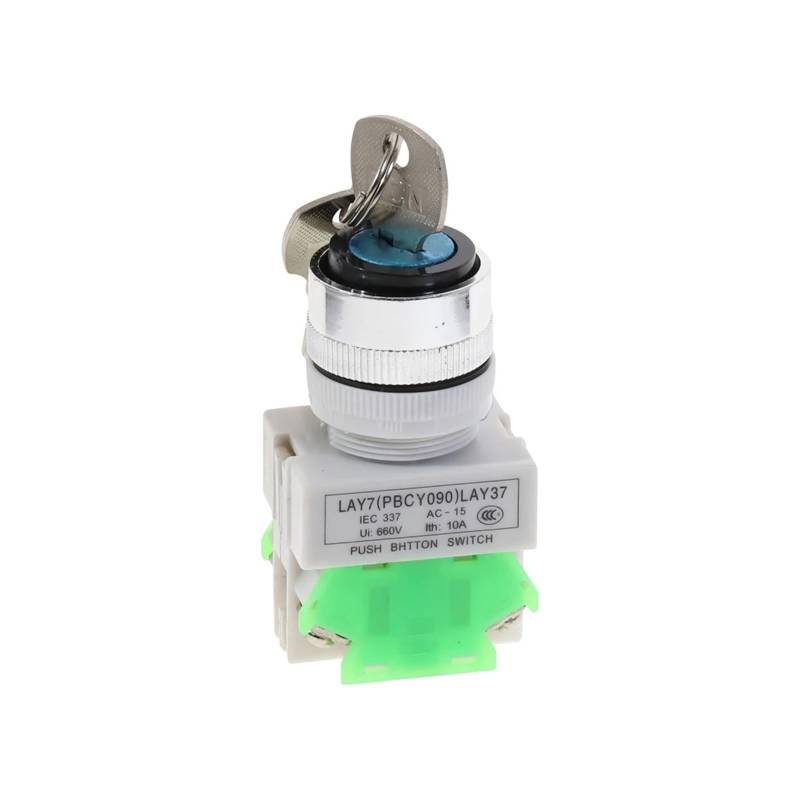 22mm Latching 2NO Key switch Rotary Select Switch Ui 600V Ith 10A(2 Position) von XTVVTODJXT