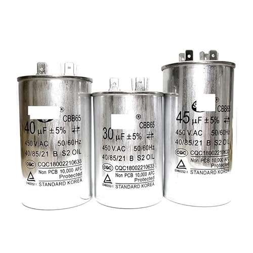 35UF 40UF 45UF 50UF 60UF 70UF 80UF 100UF CBB65 A Air Conditioner Compressor electronic starter Runs Starting Capacitor 450VAC(5UF 450VAC CBB65) von XTVVTODJXT