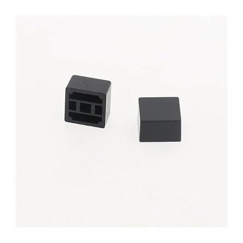 50pcs 9 * 9 * 5.5mm square button cap beige/black switch cap for 6 * 6 square switch tactile switch(2) von XTVVTODJXT