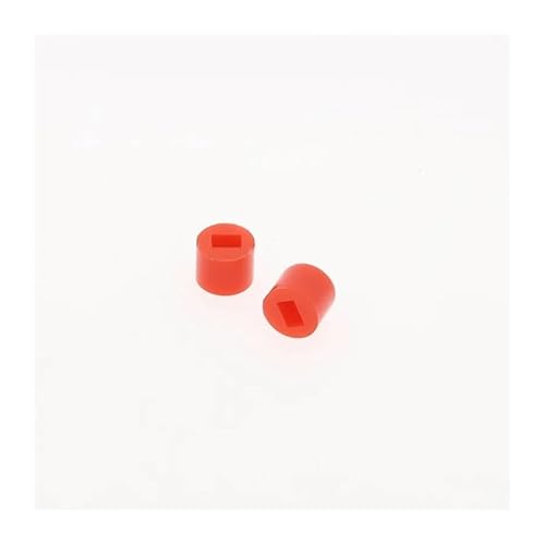 50pcs Cap Hat for 5.8 * 5.8MM 7 * 7MM 8 * 8MM 8.5 * 8.5MM Tactile Push Button Switch Lid Cover switch button(Red) von XTVVTODJXT